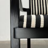 German armchair model D51 Fagus with Bauhaus pattern cushion by Walter Gropius for Tecta