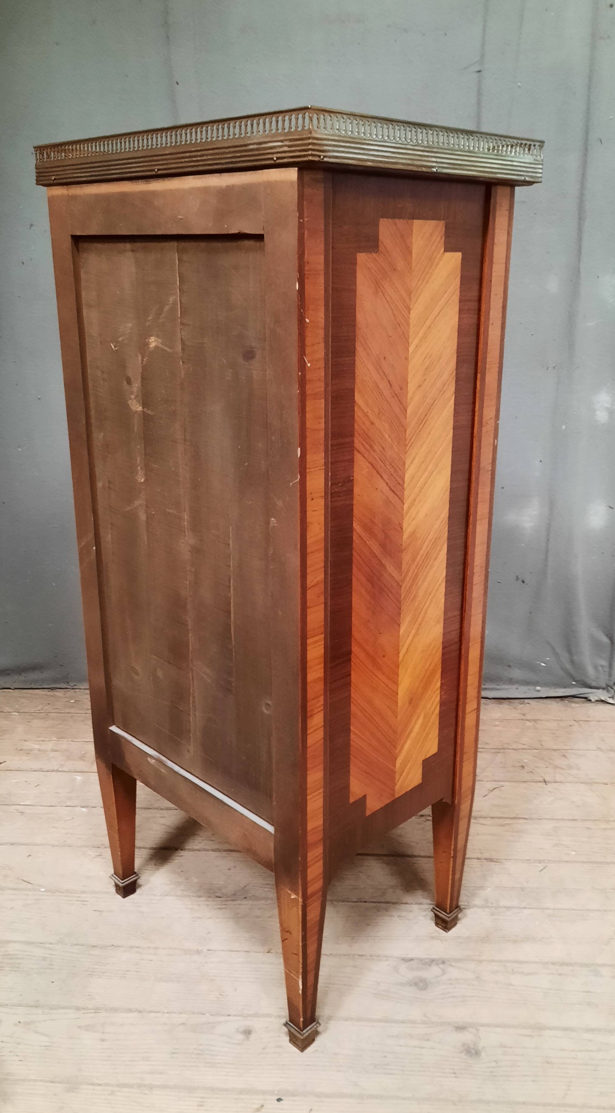 Louis XVI style marquetry chiffonier