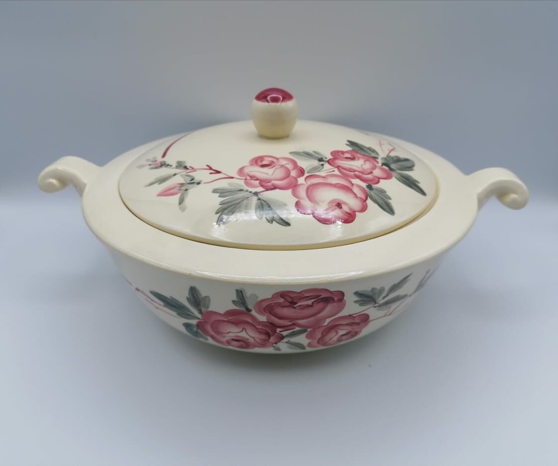 Soupière Rosy Sarreguemines