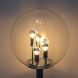 Floor lamp by doria leutchen in chrome and glass, germany 1970