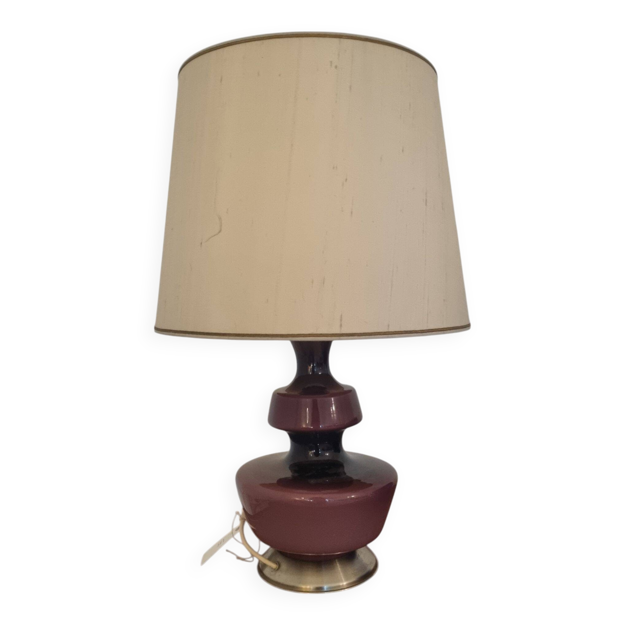 Danish Glass Table Lamp from Holmegaard 1960s