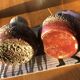 Pair of ceramic vases Accolay vintage africanist decoration 1960