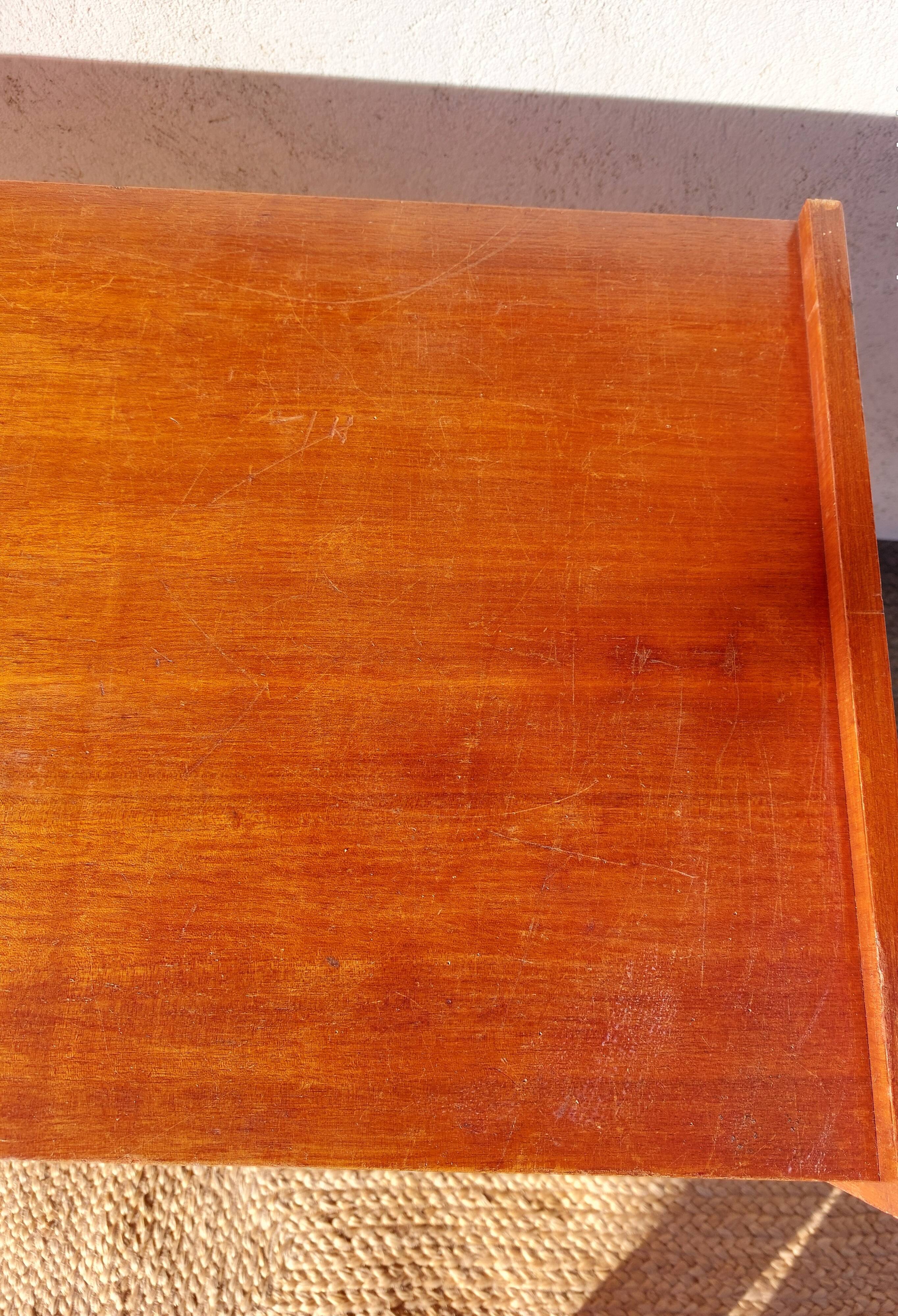 Vintage chest of drawers with tapered legs