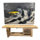 Raw wood workbench