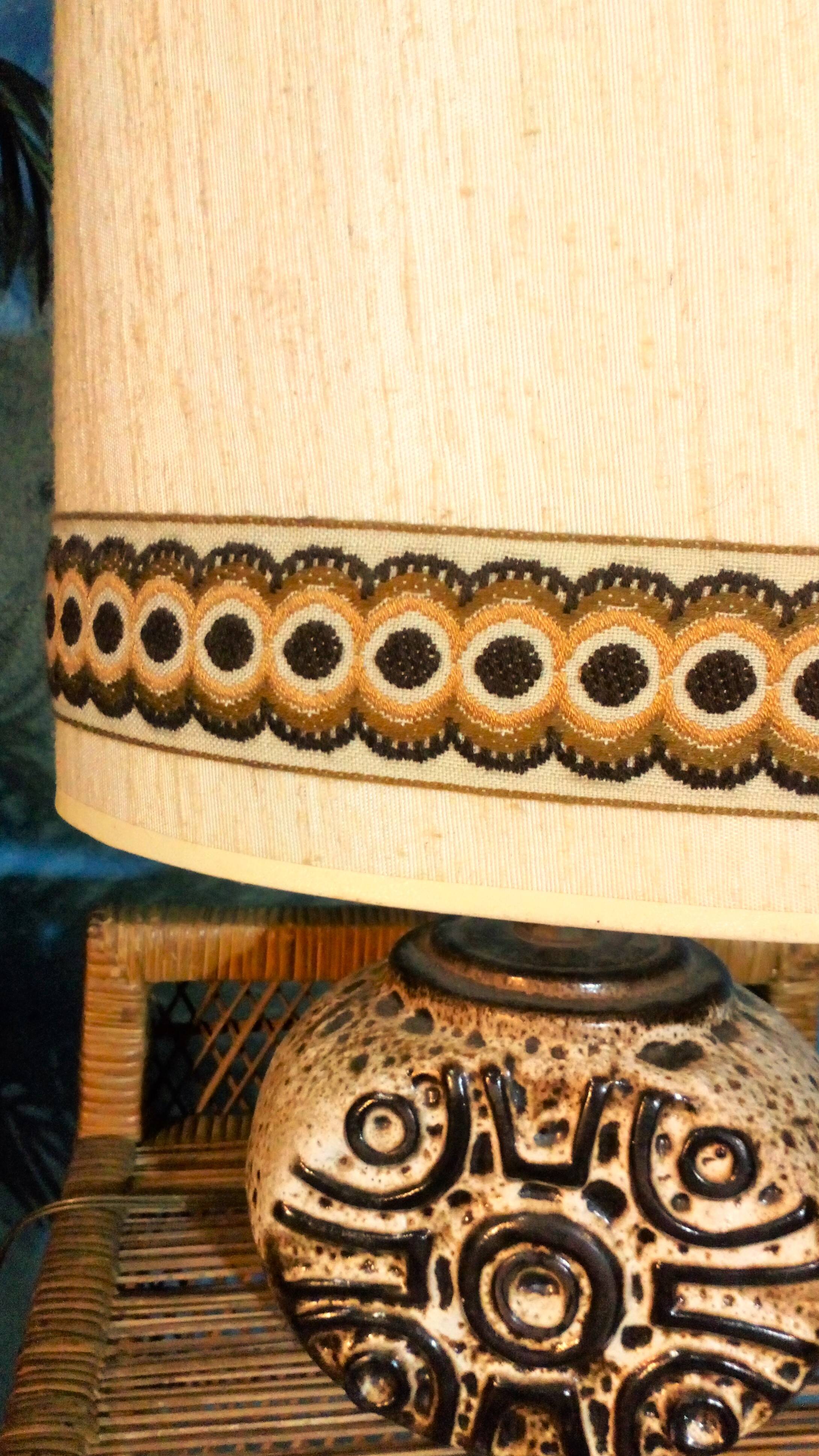 Ceramic lamp 1970s