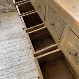 Green patina workshop furniture