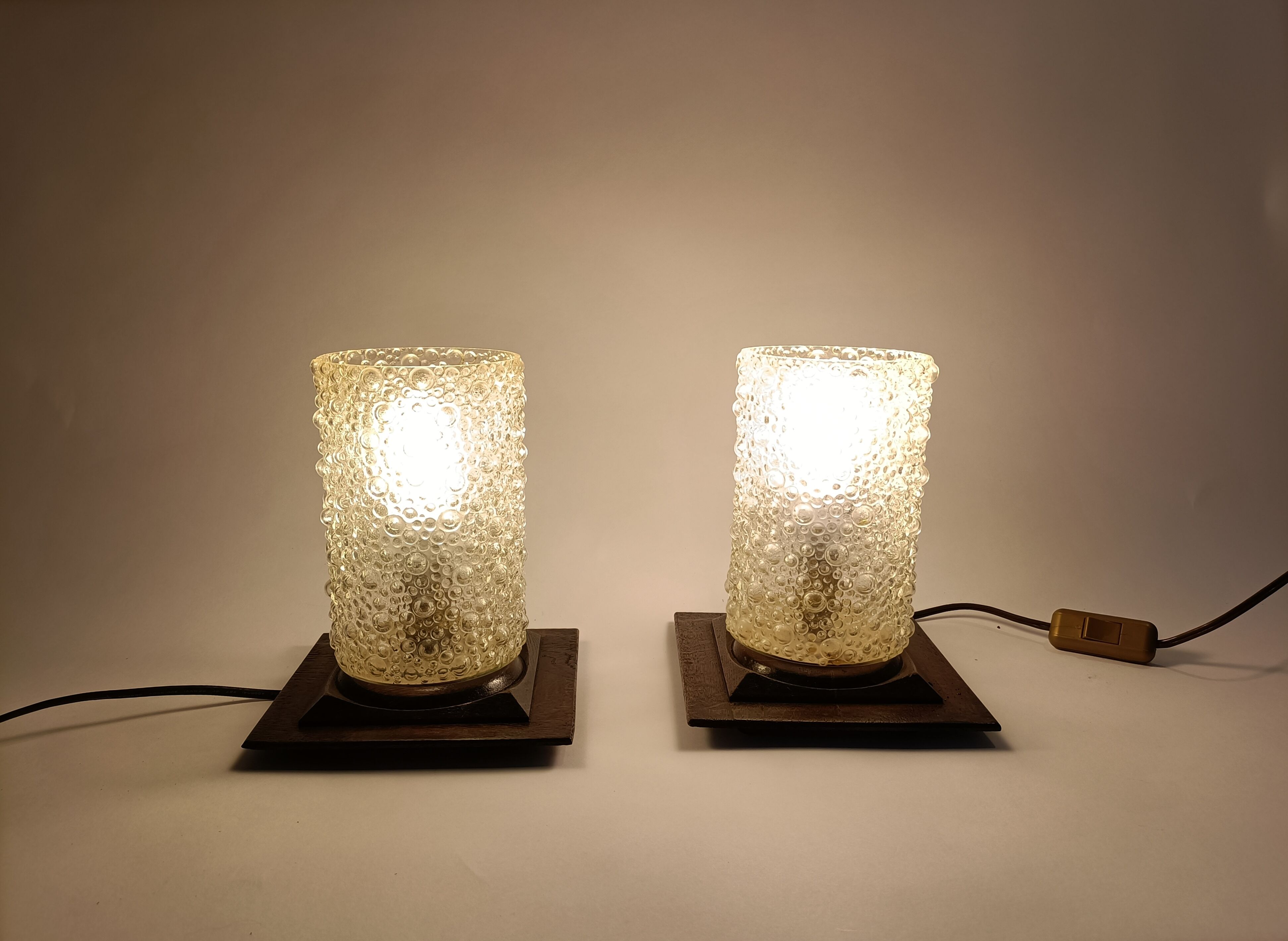 Pair of bedside lamps 1950
