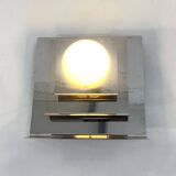 Italian chrome wall lights, 1970