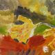 Still life painting with bouquet oil on canvas