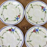 set of 4 coffee cup "longhamp Limoge"