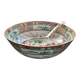 Large soup plate, bowl, salad bowl and ladle in Macao porcelain (19