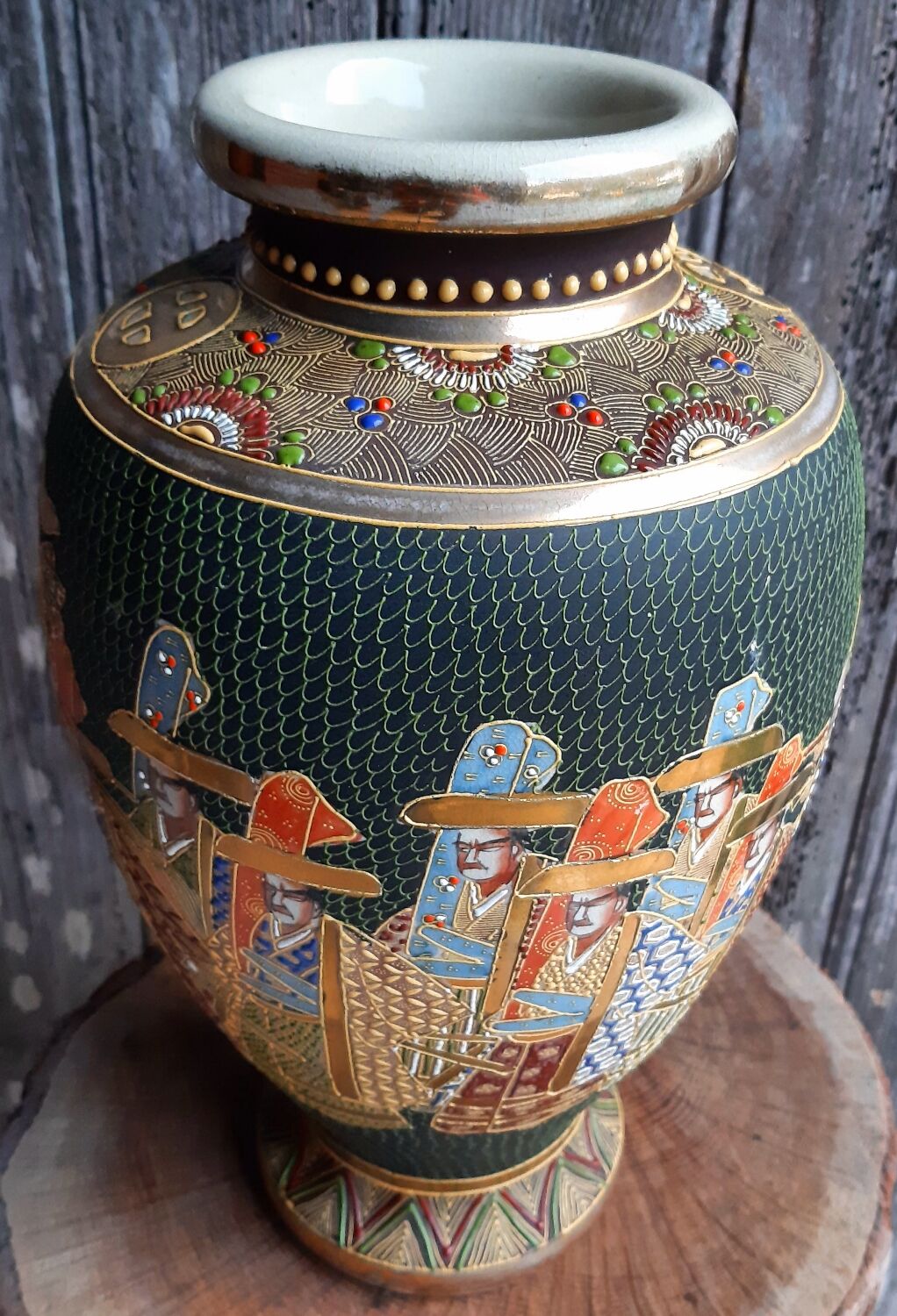 Satsuma porcelain vase