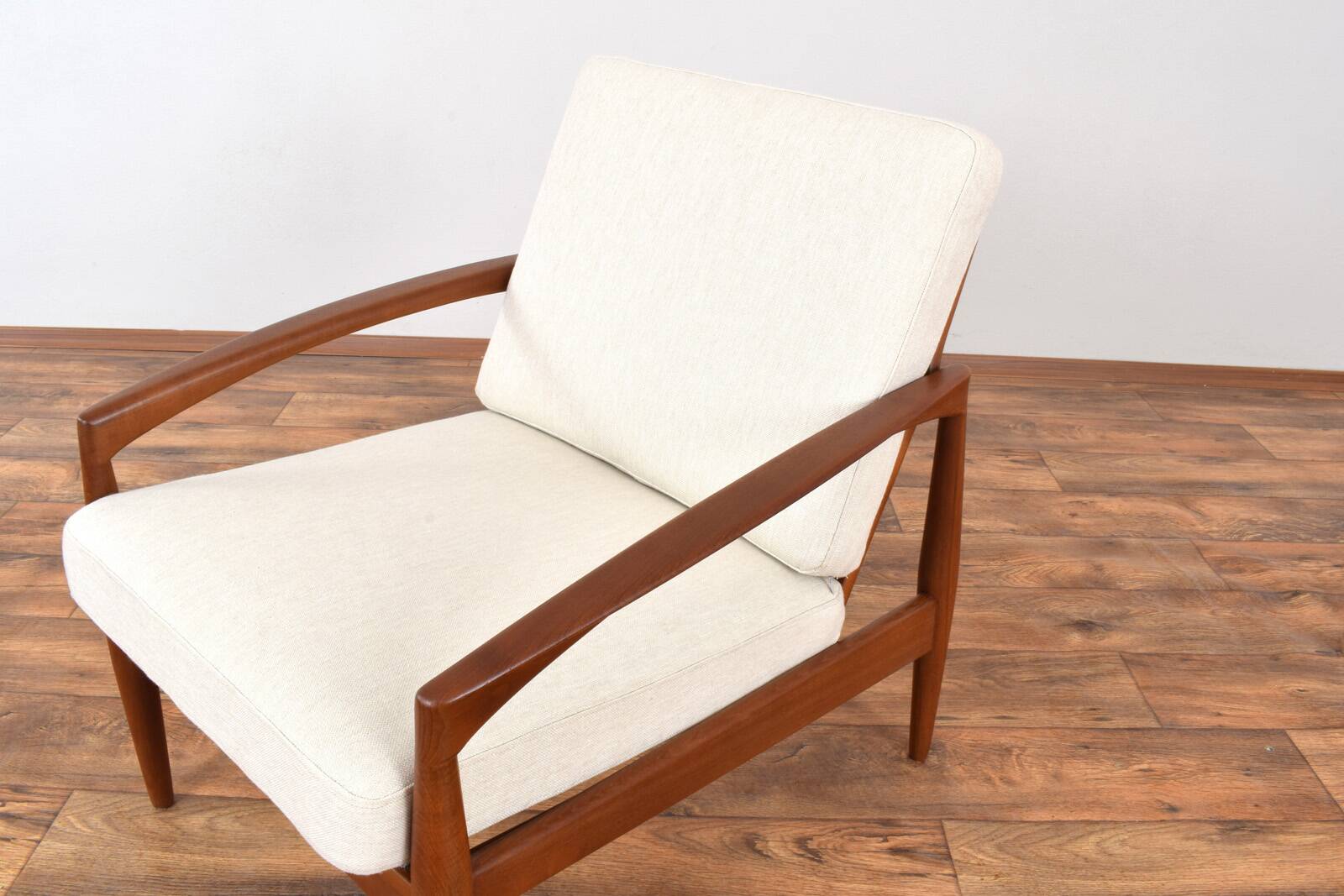 Teak Paper Knife Lounge Chair by Kai Kristiansen for Magnus Olesen, 1960s