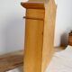 Vintage wooden wall cabinet – 2 mesh doors and shelf