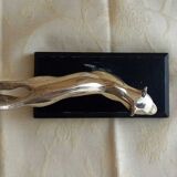 Silver tin paper press