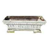 Antique Rectangular Metal Planter