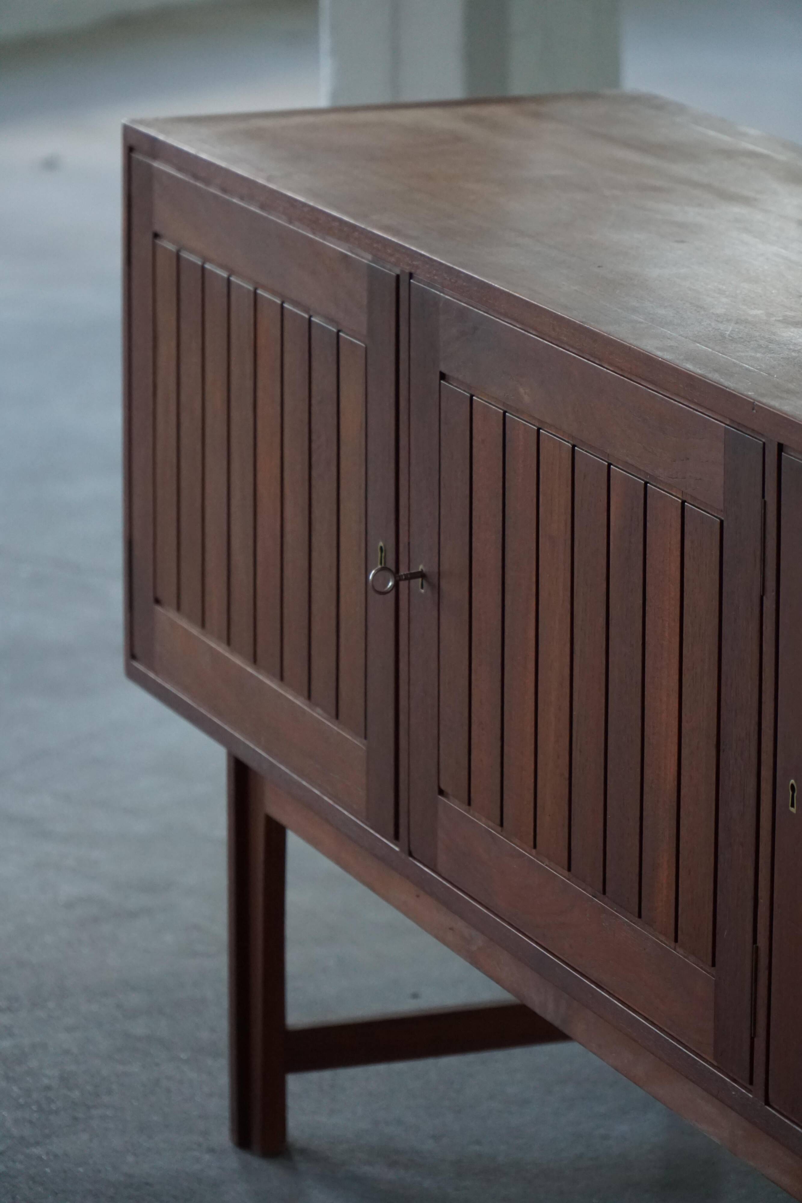 Kurt Østervig, teak buffet base, VAMO, modern Scandinavian mid-century, 1960s