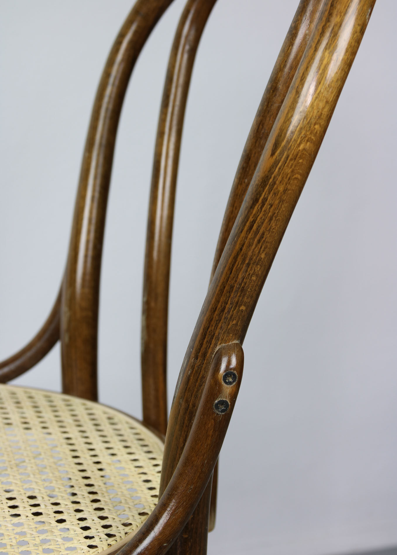 Pair of bentwood brown chairs