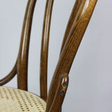 Paire de chaises brunes