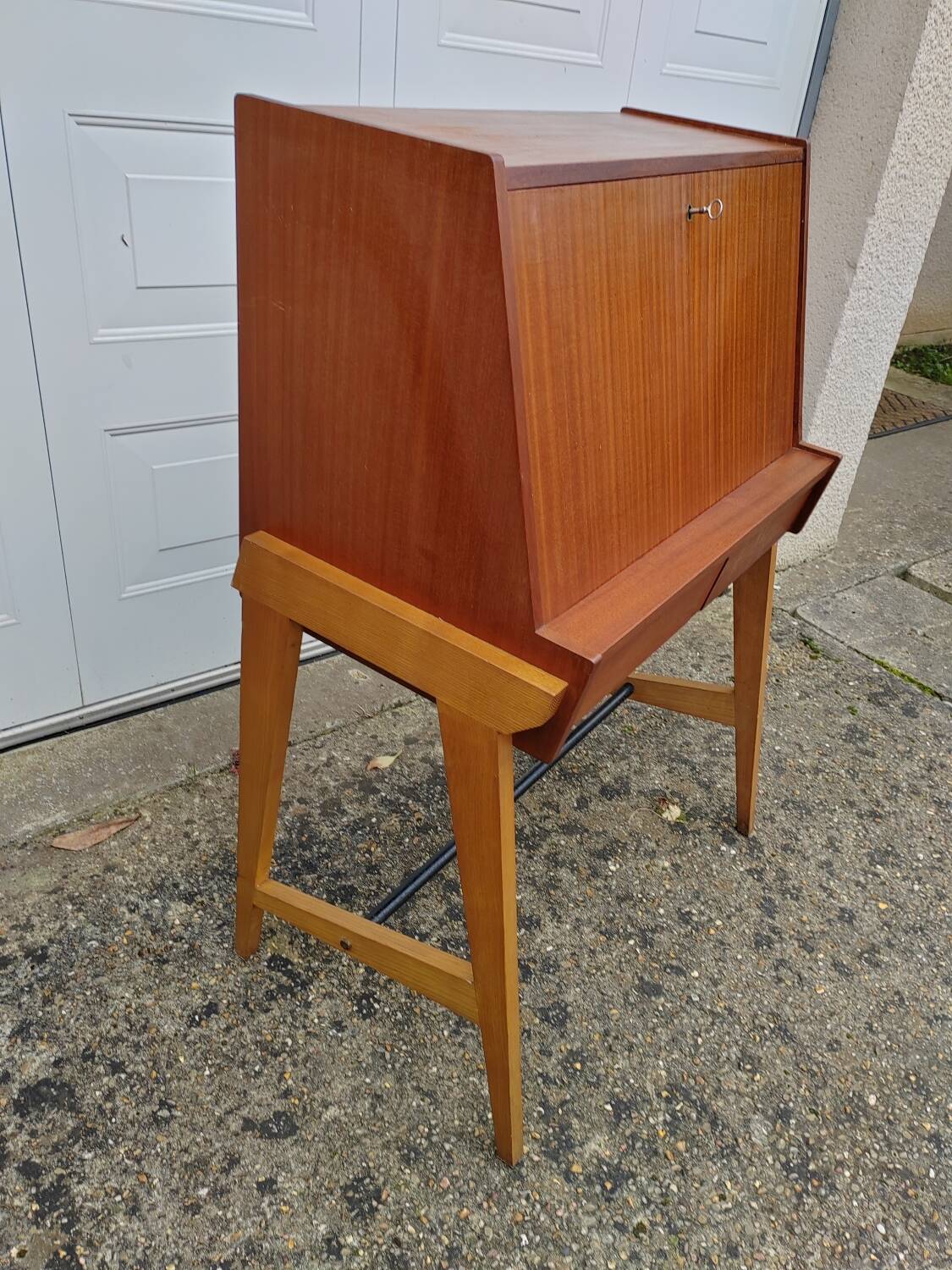 Scandinavian teak secretary