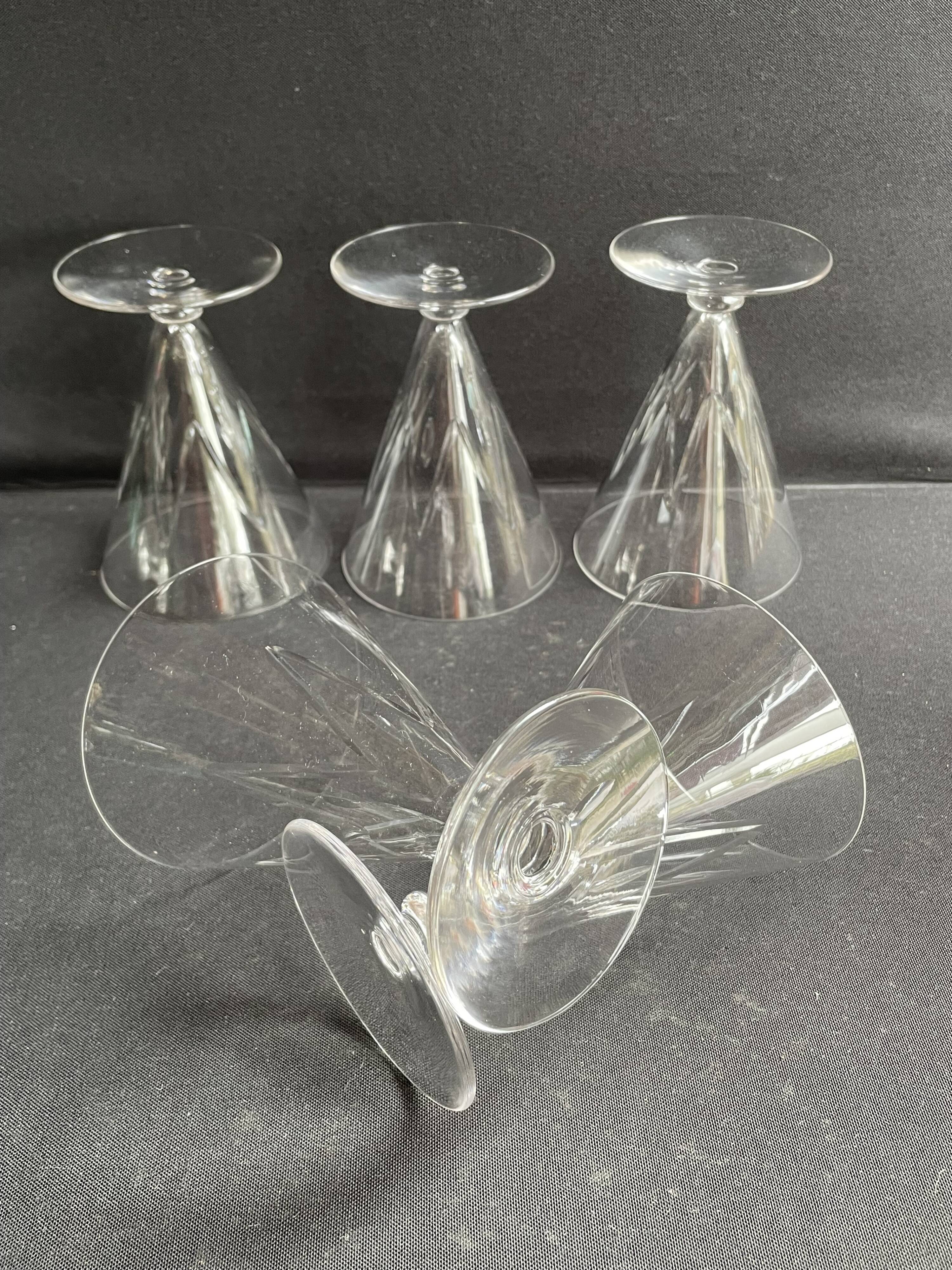 5 Verres à eau – Saint Louis service Bossuet taille 10406