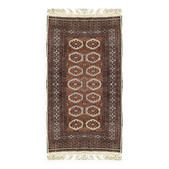 Tapis du Pakistan - dimensions: 1.34 X0.80 M- Fait main en laine