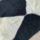 Handmade Moroccan rug white-black 200cm x 300cm