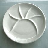 6 porcelain compartmentalized plates