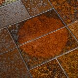 Scandinavian coffee table in rosewood and ceramic