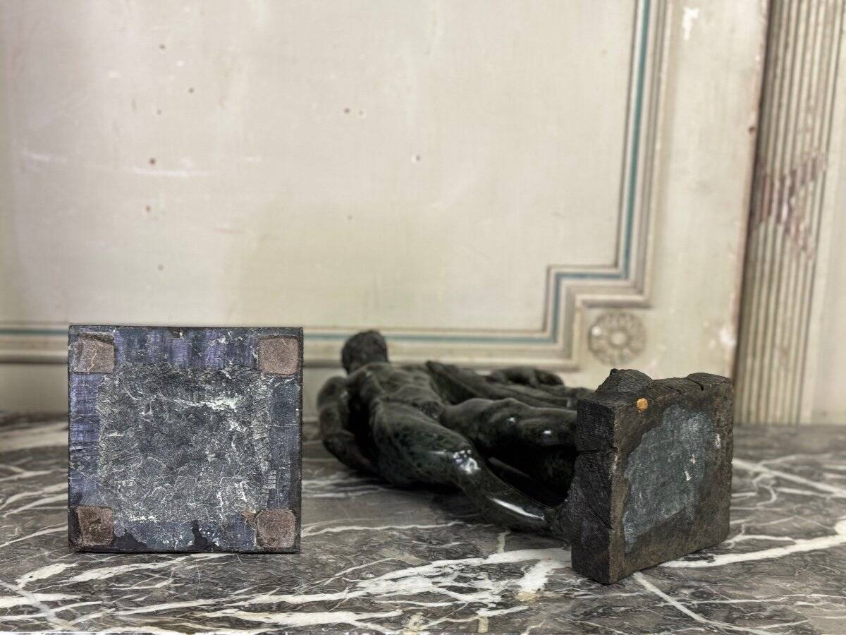 After the Farnese Hercules, a serpentine marble sculpture, a souvenir of the Grand Tour