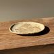 Small pocket tray or dish in speckled beige petrified wood D20 -3309