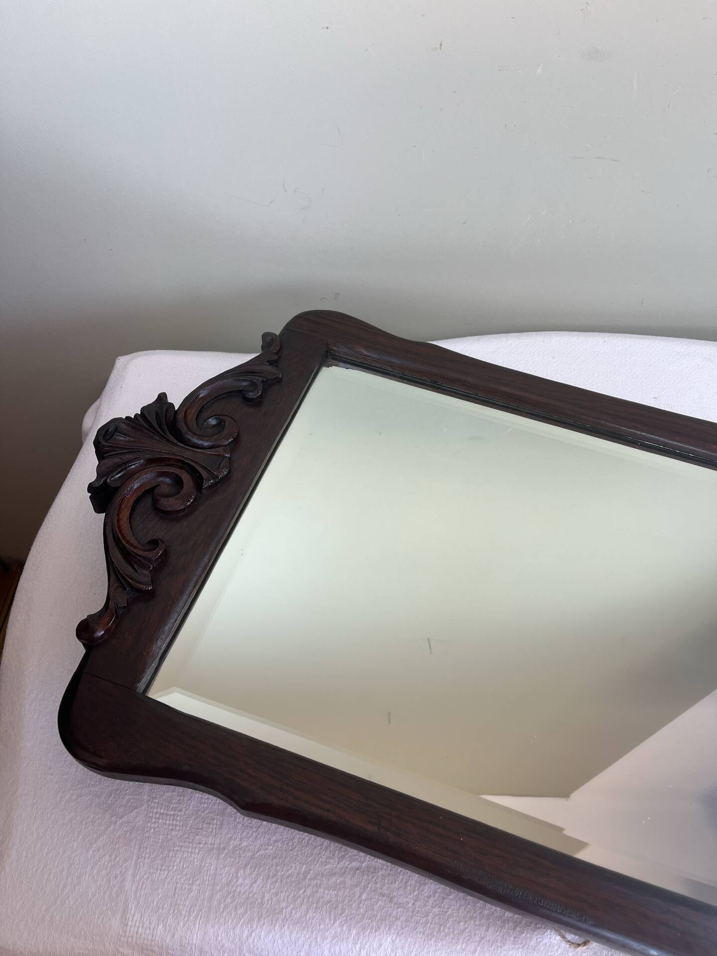 Walnut mirror Napoleon III