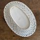 Bread basket or woven ceramic fruit bowl Italy