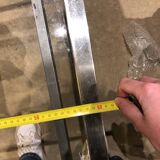 Vintage chrome coffee table