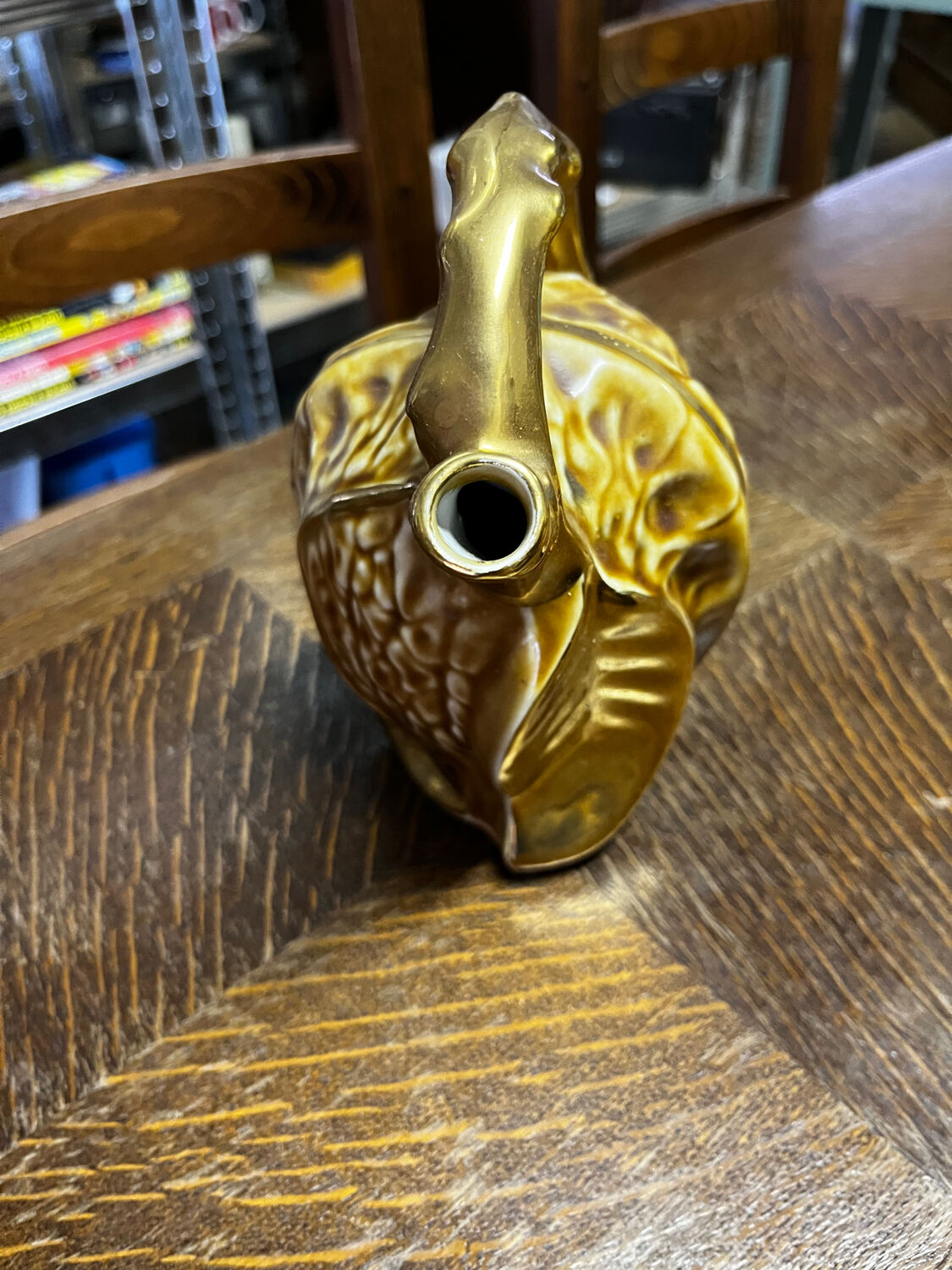 Carafe barbotine walnut liqueur
