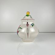 Small teapot KG Lunéville, model "Réverbère", tulip pattern.