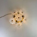 1980' Murano Flower Ceiling Light