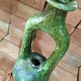 Candlestick / Authentic Tamegroute Pottery Vase