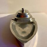 Ashtray, empty pocket aluminum boat 1950s