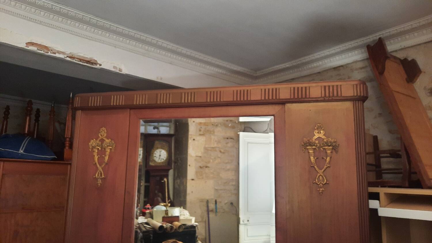 Old art deco style wardrobe