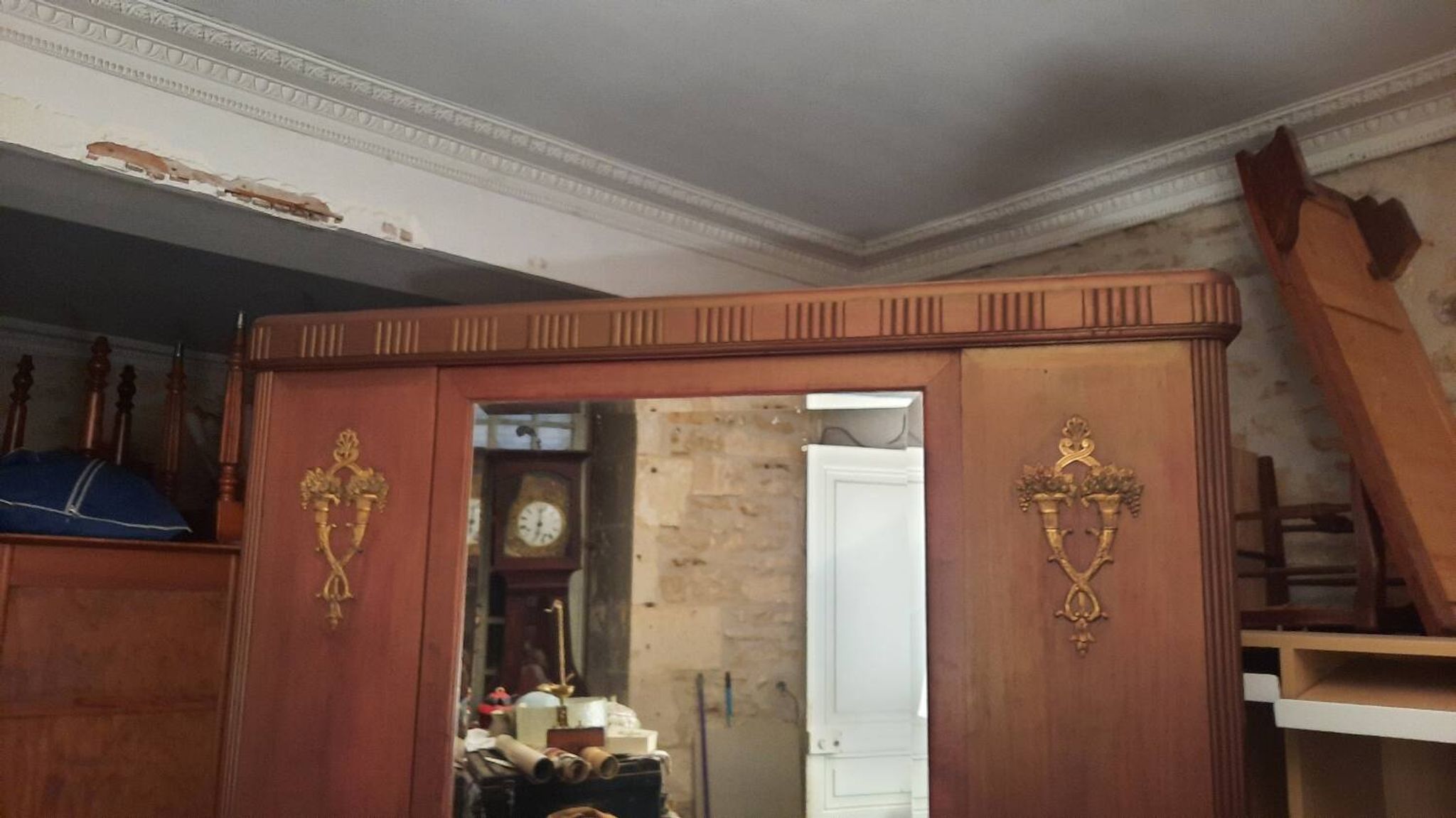 Old art deco style wardrobe