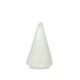 Conical Murano glass lamp with white striped patterns. 1970s.