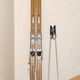 Pair of Skis Rossignol vintage in Hickory with his sticks in dural - 40-50 years