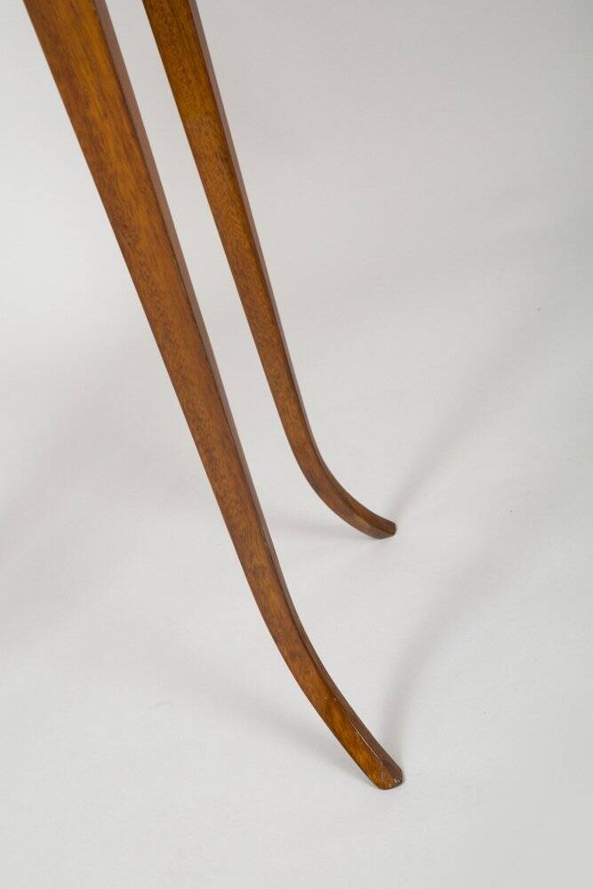 Biedermeier Worktable in Mahogany & Lacquer, Austria, 1820s