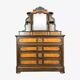 Exceptional Napoleon III period chest of drawers in rosewood marquetry