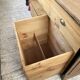 2m pine counter or central island with storage
