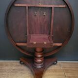 Round table Louis Philippe style in solid wood