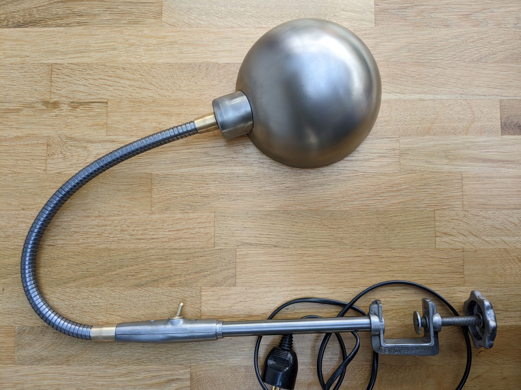 Lampe Industrielle Flexible Adher - Style Vintage - Pour Atelier, Bureau Ou Salon