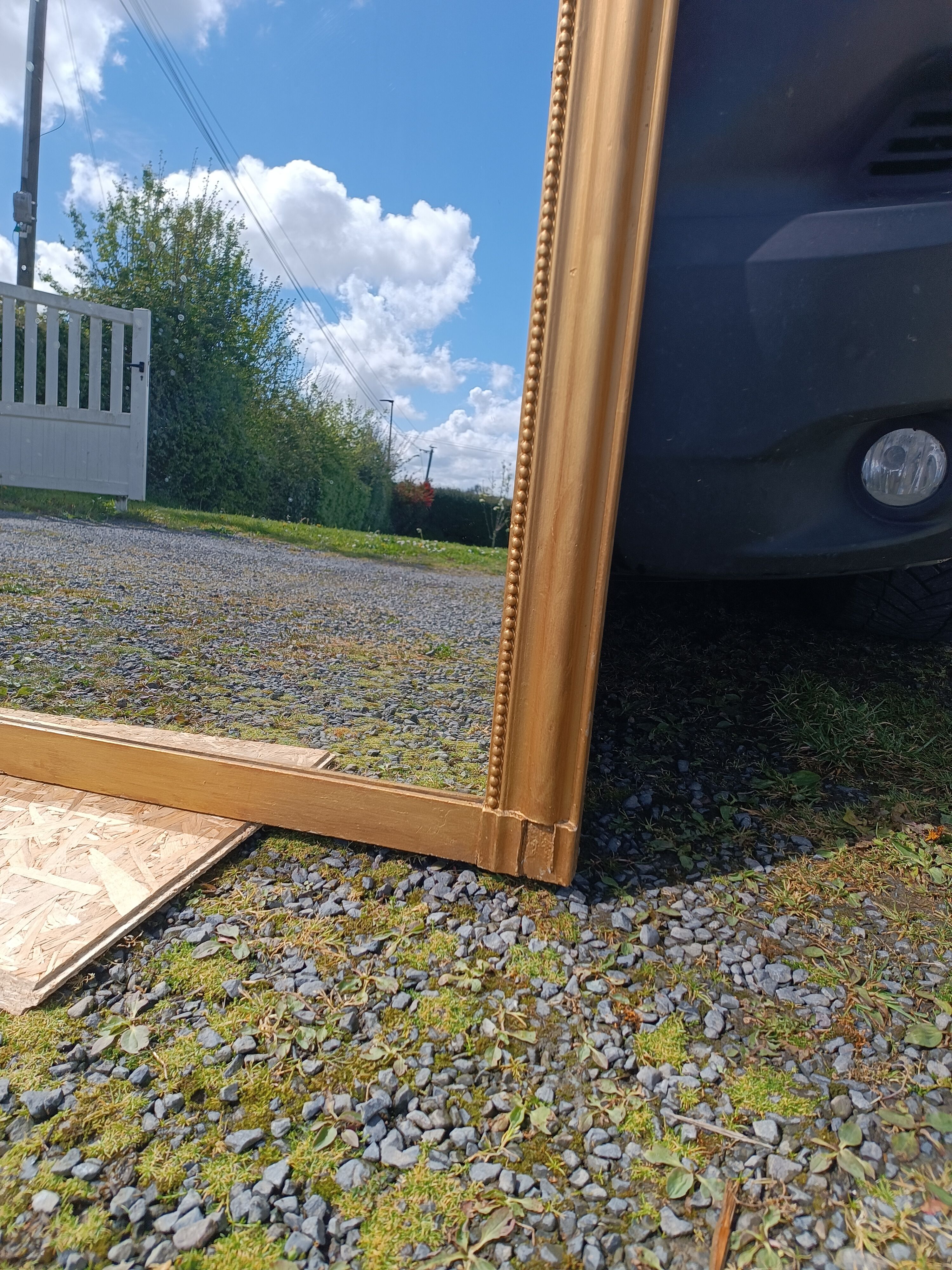 Antique mirror 177/110 cm