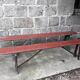 Paire de bancs pliant guinguette